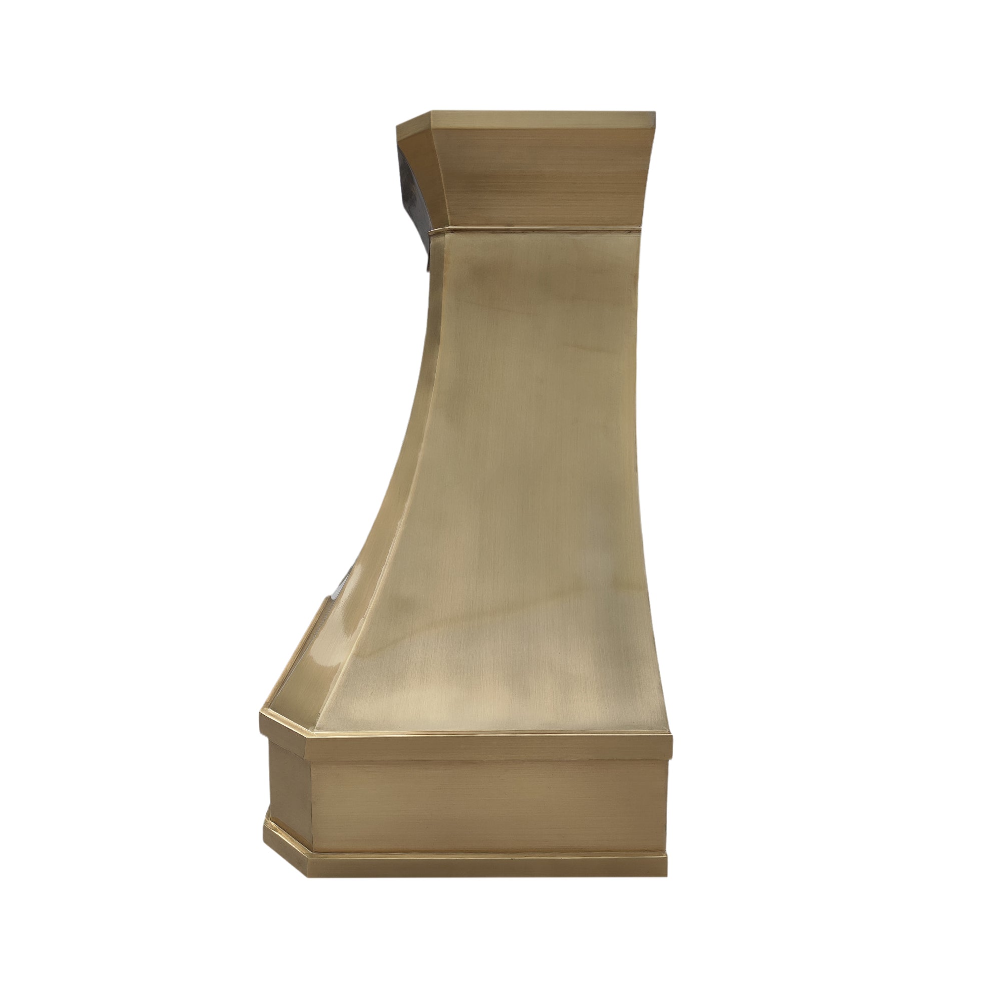 ELITE Florida Custom Sleek Brass Vent Hoods for Kitchens