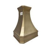 ELITE Florida Custom Sleek Brass Vent Hoods for Kitchens