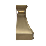 ELITE Florida Custom Sleek Brass Vent Hoods for Kitchens