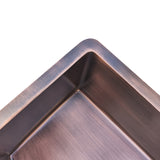 ELITE Hand Hammered Antique Copper Arched Sinks EL-CS04