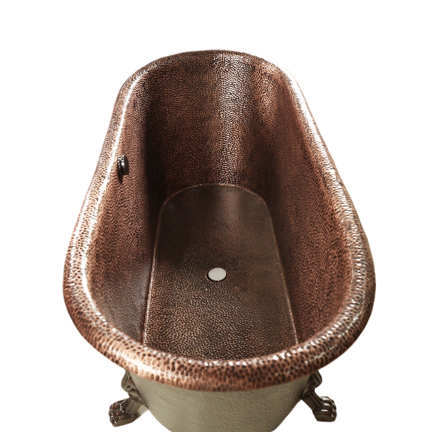 ELITE Handmade Hammered Copper Freestanding Bathtub EL-BT02