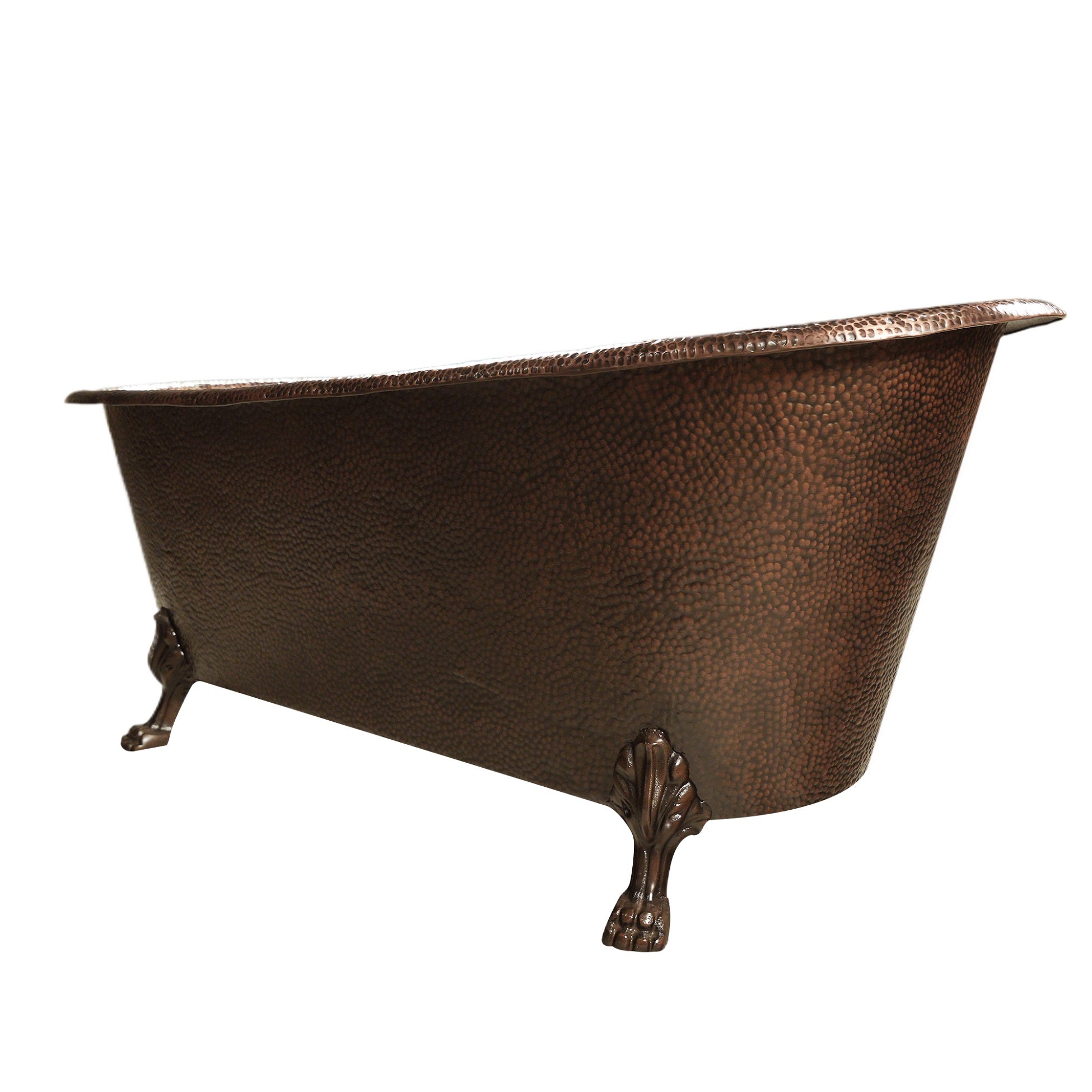 ELITE Handmade Hammered Copper Freestanding Bathtub EL-BT02