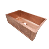 ELITE Home Natural Copper Farmhouse Sinks EL-CS05