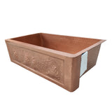 ELITE Home Natural Copper Farmhouse Sinks EL-CS05