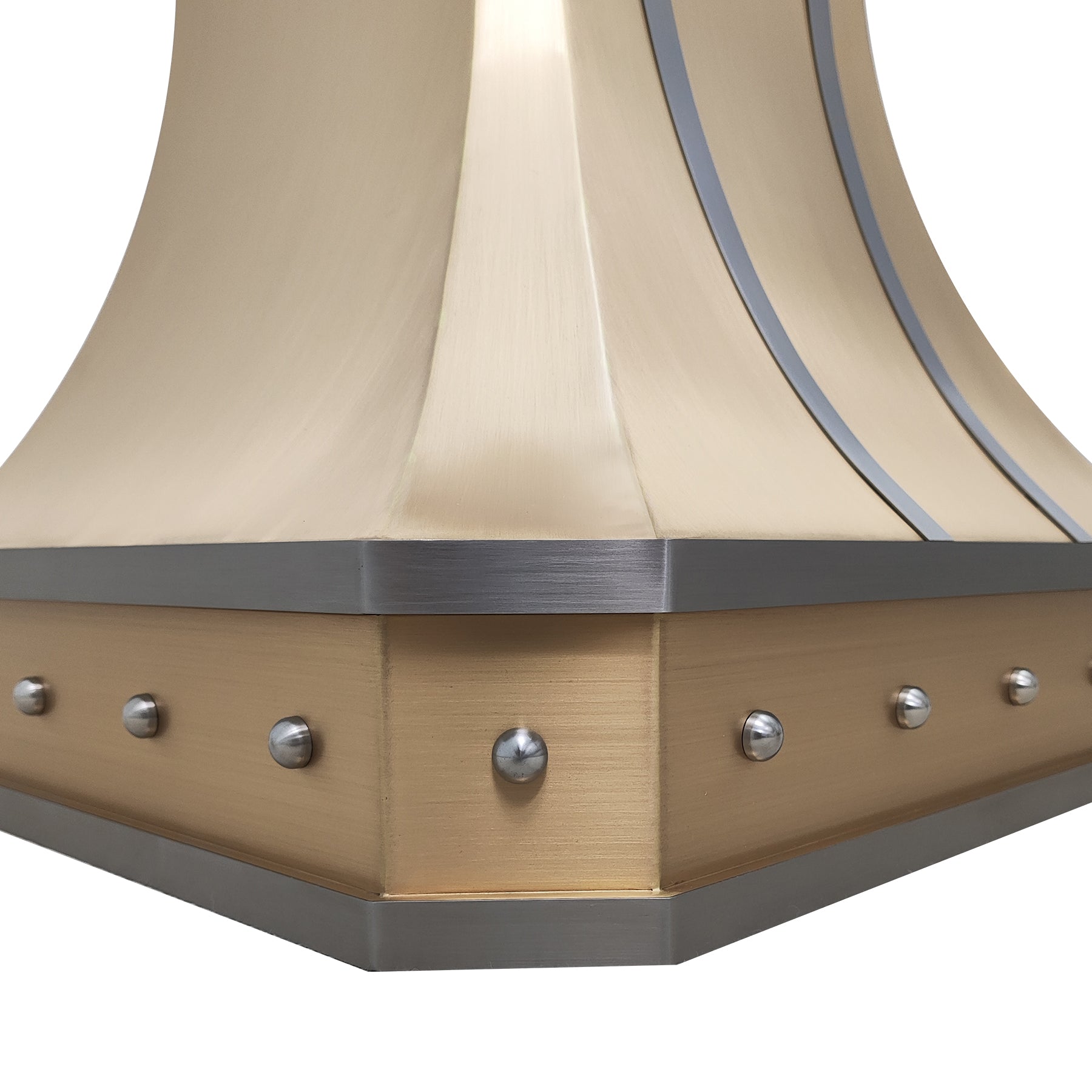 ELITE Houston Luxury Classic Brass Stove Vent Hoods