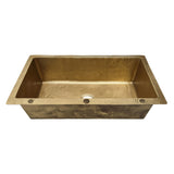 ELITE Modern Handmade Solid Brass Bathroom Sink EL-BS02
