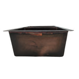 ELITE Modern Smooth Copper Double Bowl Kitchen Sinks EL-CS02