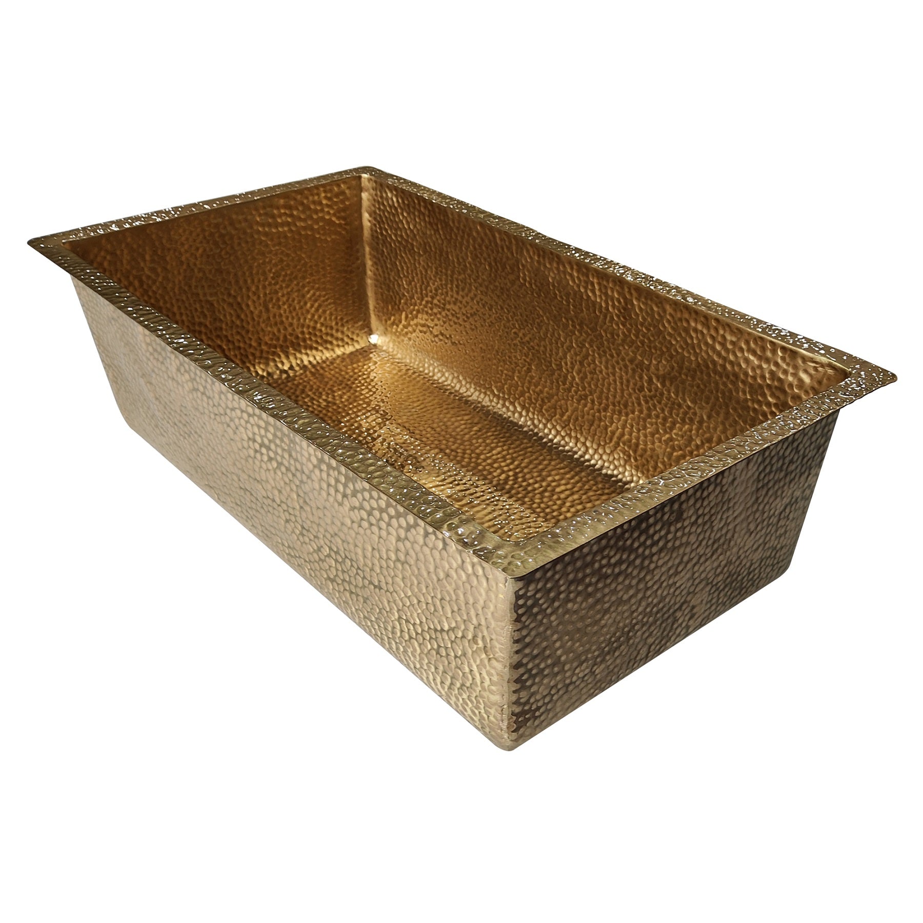 ELITE Modern Square Polished Brass Vessel Sink EL-BS01