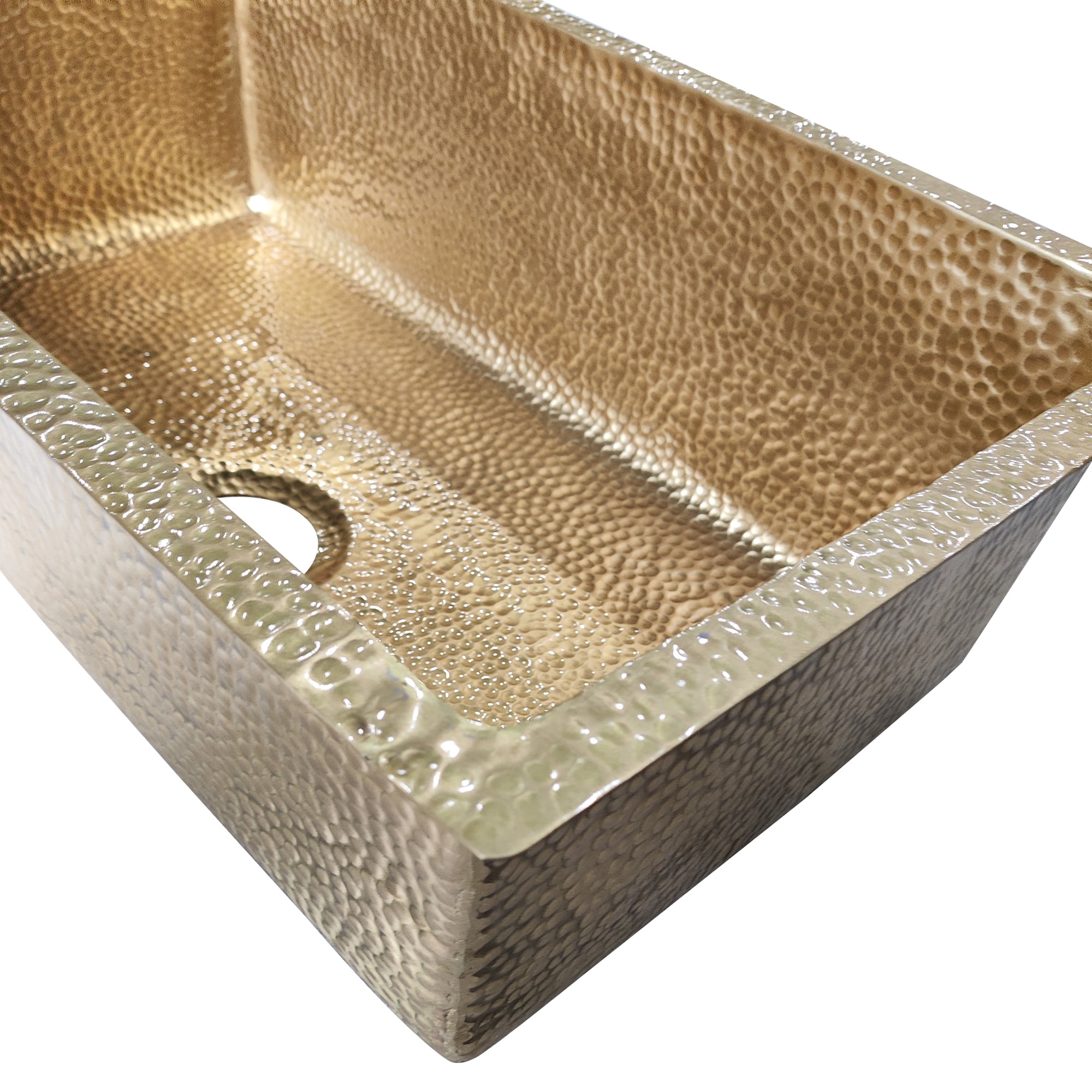 ELITE Modern Square Polished Brass Vessel Sink EL-BS01