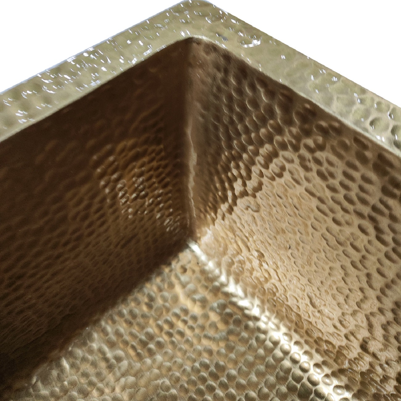 ELITE Modern Square Polished Brass Vessel Sink EL-BS01