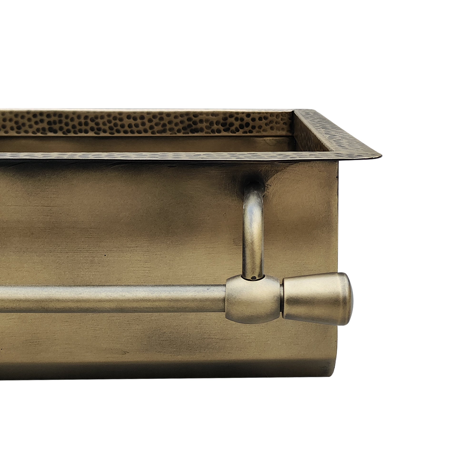 ELITE Square Handmade Vintage Brass Vessel Sink EL-BS06
