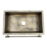 ELITE Square Handmade Vintage Brass Vessel Sink EL-BS06