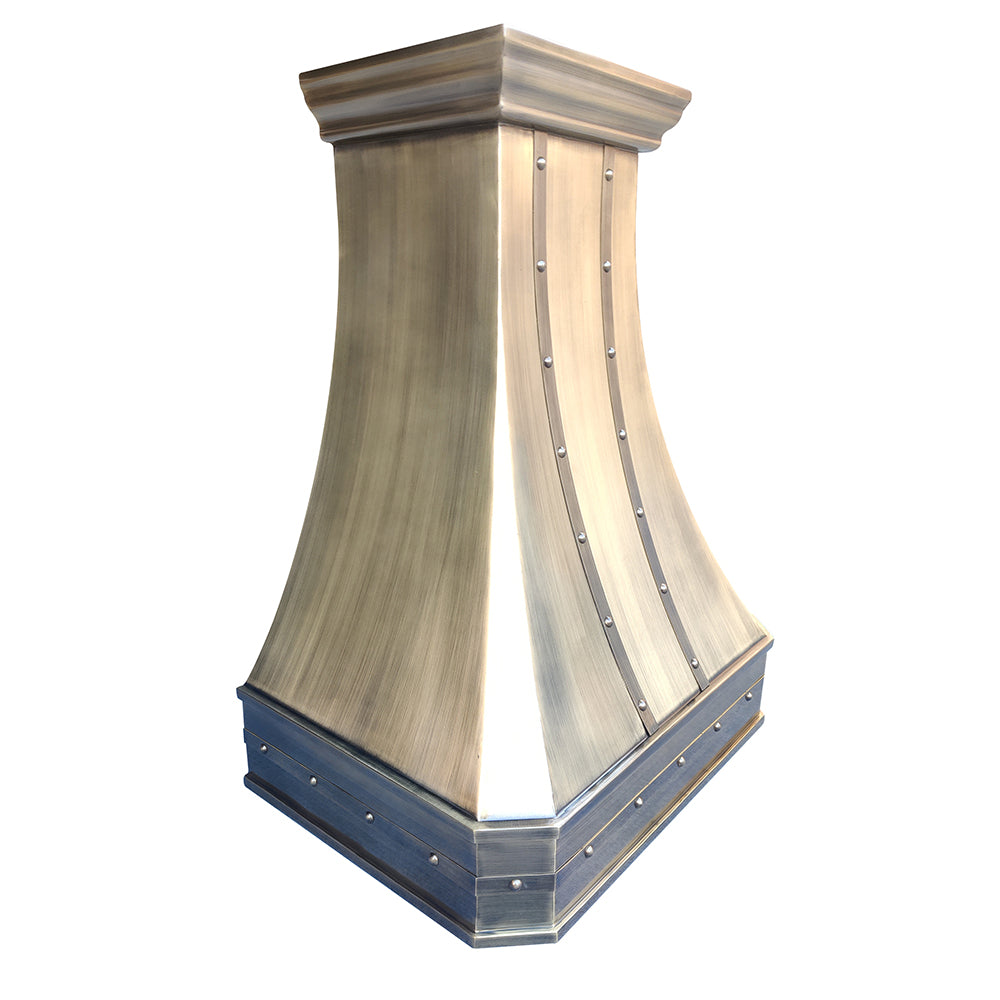 Texas Classic Antique Brass Kitchen Oven Range Hood