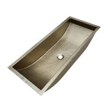 ELITE Undermounted Hammered Kitchen Brass Sink EL-BS05