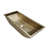 ELITE Undermounted Hammered Kitchen Brass Sink EL-BS05