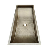 ELITE Undermounted Hammered Kitchen Brass Sink EL-BS05