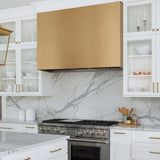 Elite California Box-style Custom Brass Stove Vent Hoods EL5-B07