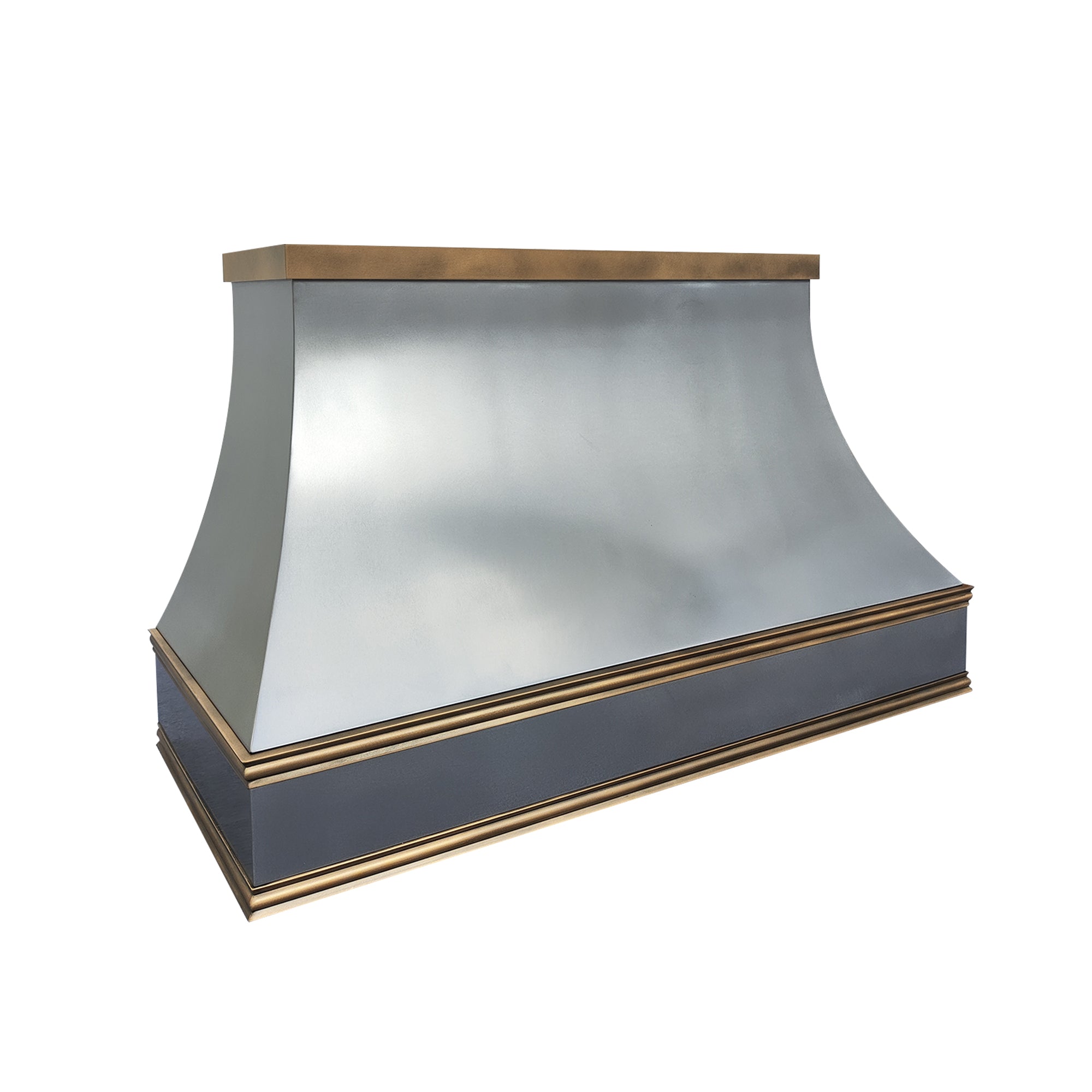 Elite California Minimalist Custom Zinc Vent Hoods for Kitchens EL7-Z01