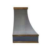 Elite California Minimalist Custom Zinc Vent Hoods for Kitchens EL7-Z01