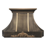 Elite Florida Timeless Custom Brass Range Hood with Pattern EL3-B08