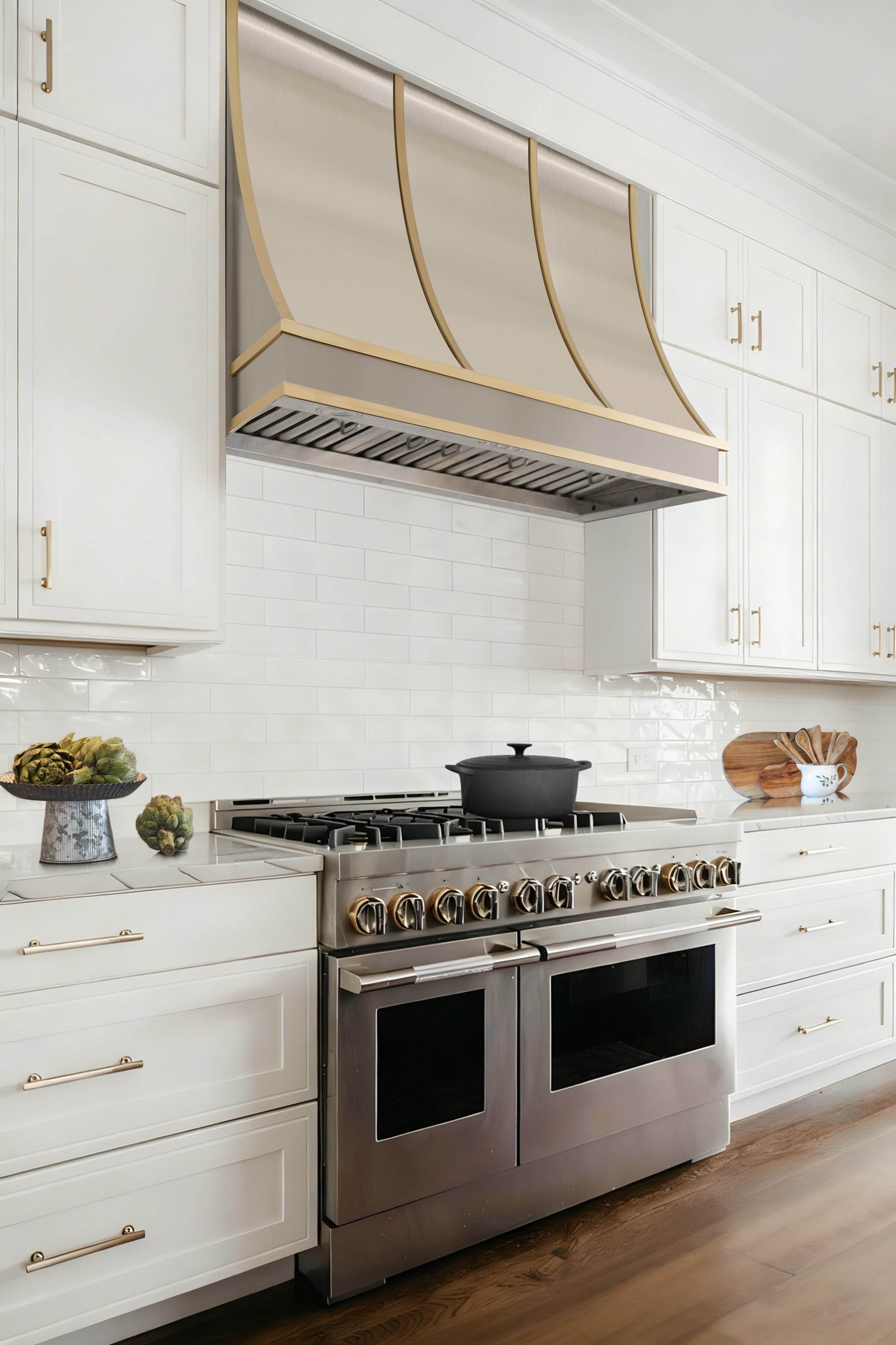 Elite Houston Modern Custom Stainless Steel Hood Vents for Stoves EL8-S03