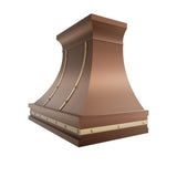 Elite San Francisco Sleek Custom Kitchen Copper Vent Hood EL7-C13