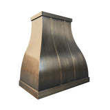 Elite Texas Custom Timeless Antique Brass Kitchen Exhaust Hood EL1-B04