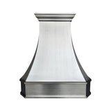 Elite Texas Stylish Custom Wood Grain Stainless Steel Vent Hood EL3-S12