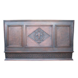 Eliterangehood box copper range hood with apron & rivets