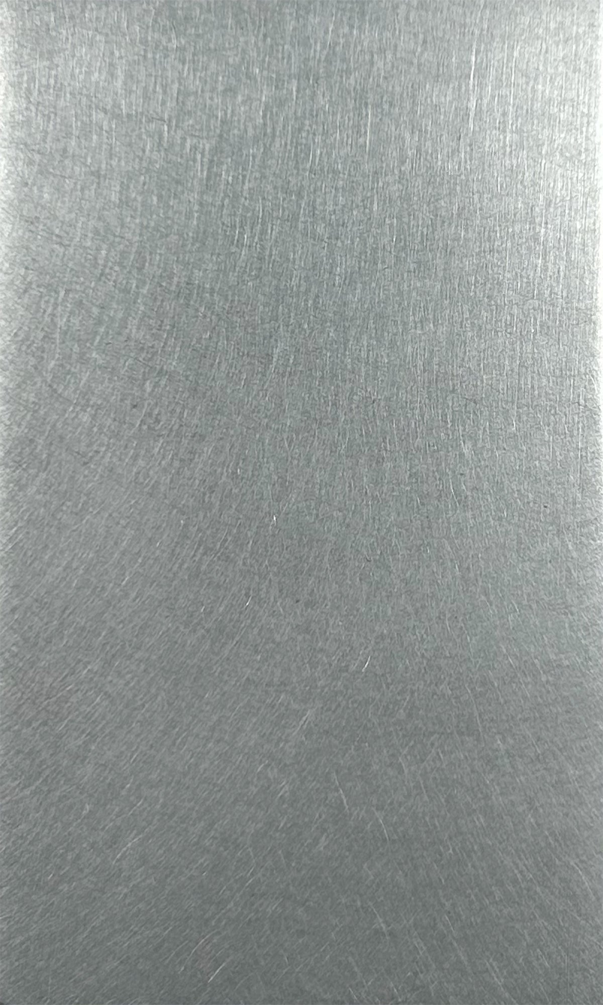Zinc Sample Natural Zinc Finish