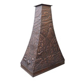 Eliterangehood tapered copper kitchen range hood