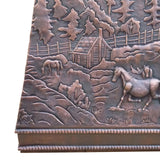 Eliterangehood tapered copper kitchen range hood