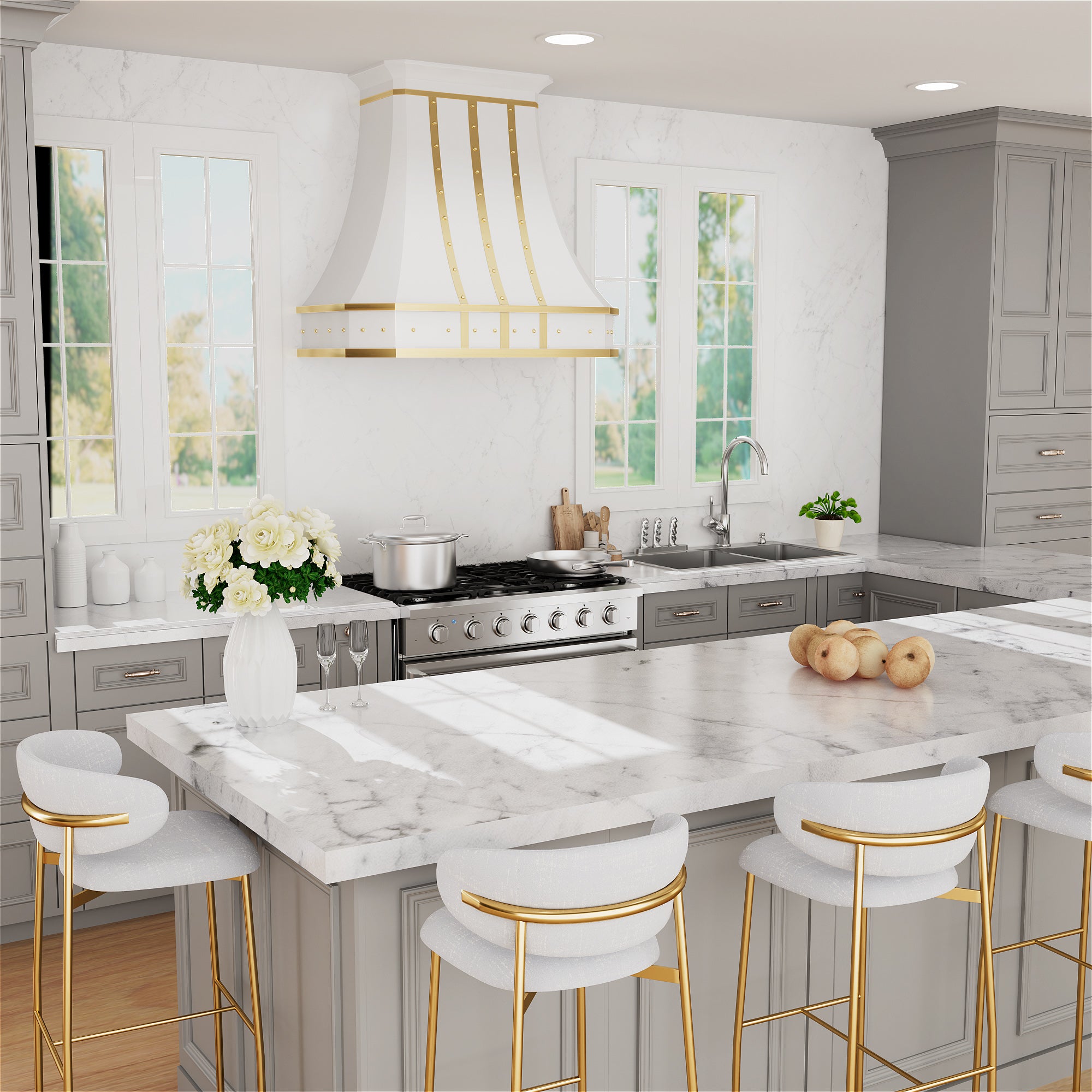 wall mounted stainless steel stove hood vent