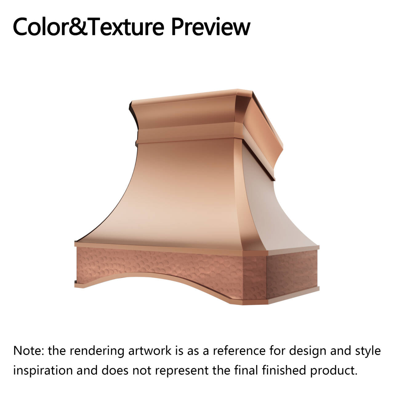 ELITE California Custom copper kitchen range hoods for Lauren