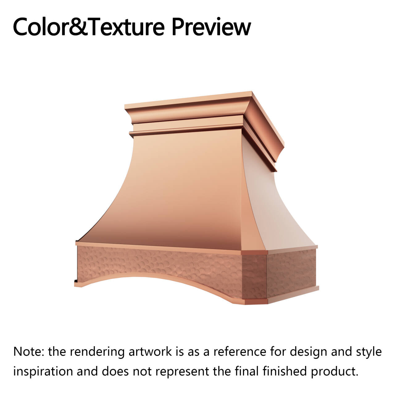 ELITE California Custom copper kitchen range hoods for Lauren