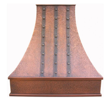 ELITE Chicago Custom Copper Fireplace Hoods for Marie