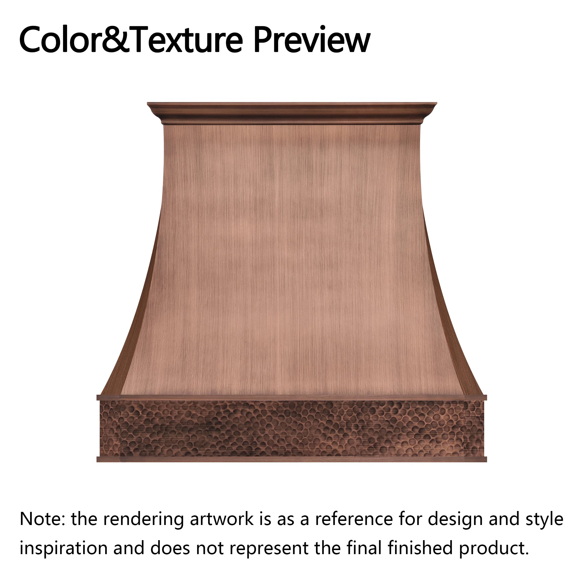 ELITE Classic Copper Commercial Range Hood for Laura