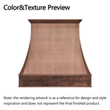 ELITE Classic Copper Commercial Range Hood for Laura