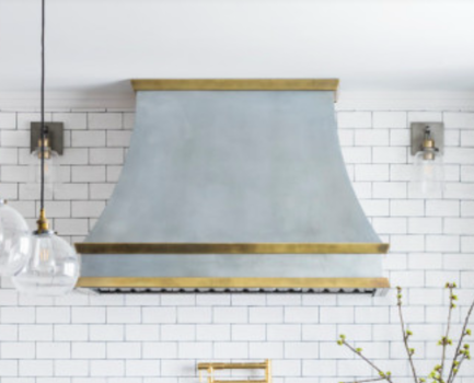 ELITE Luxurious Custom Zinc Range Hoods for Mindy