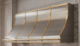 ELITE Classic Florida Stainless Steel Kitchen Vent Hood for Rock