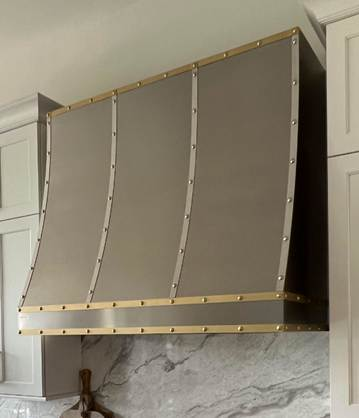 ELITE Modern Custom Stainless Steel Range Hoods for Janel
