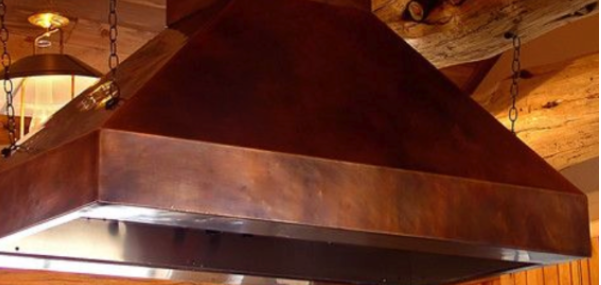 ELITE Custom Handcrafted Copper Kitchen Range Hoods for Christina