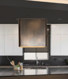 ELITE Retro Non-direction Antique Brass Kitchen Exhaust Hood for Mia
