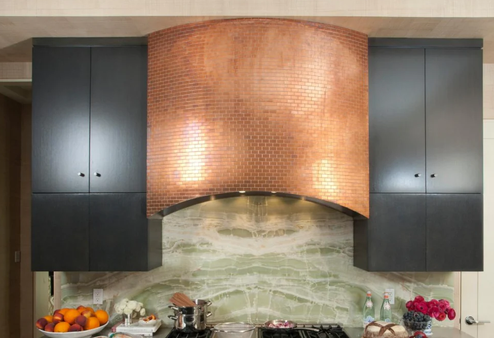 ELITE Contemporary Handmade Copper Kitchen Exhaust Hood for Rebecca-50% Deposit