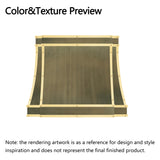 ELITE Houston Contemporary Handcraft Kitchen Vent Hood for Rima