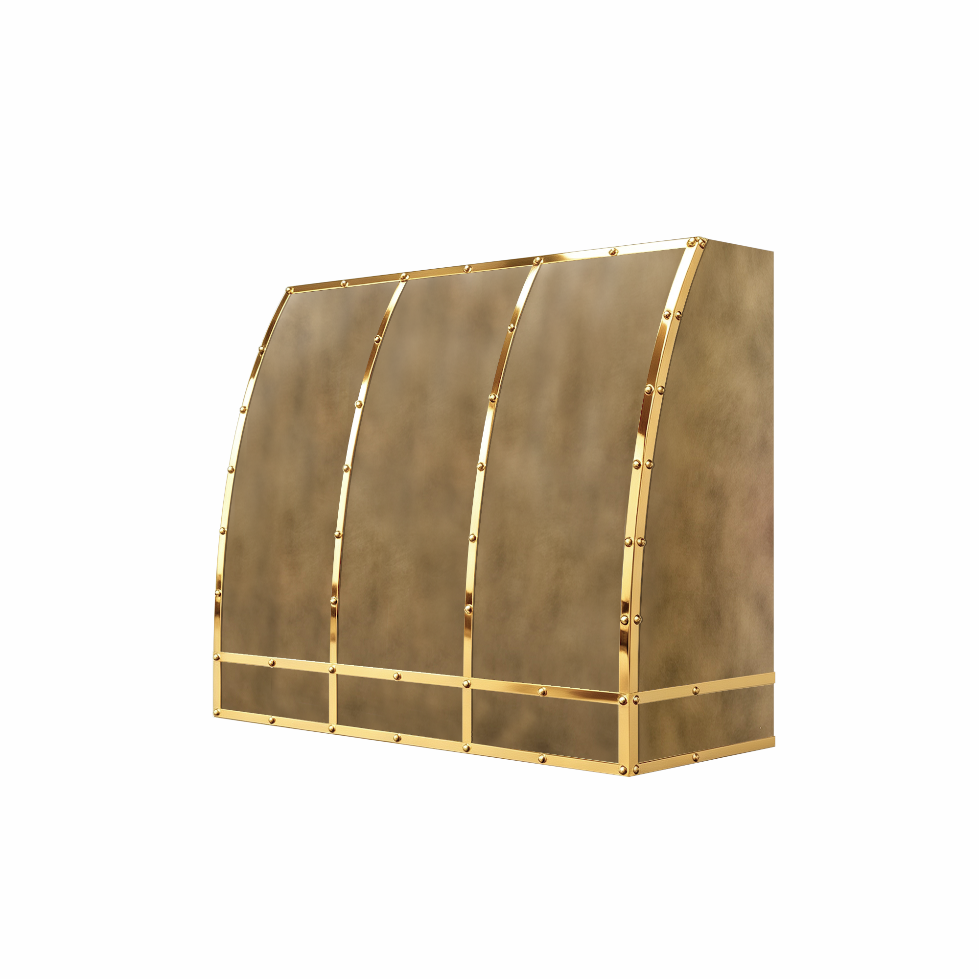 ELITE Texas Custom Industrial Brass Range Hoods for Stove for Kimberly