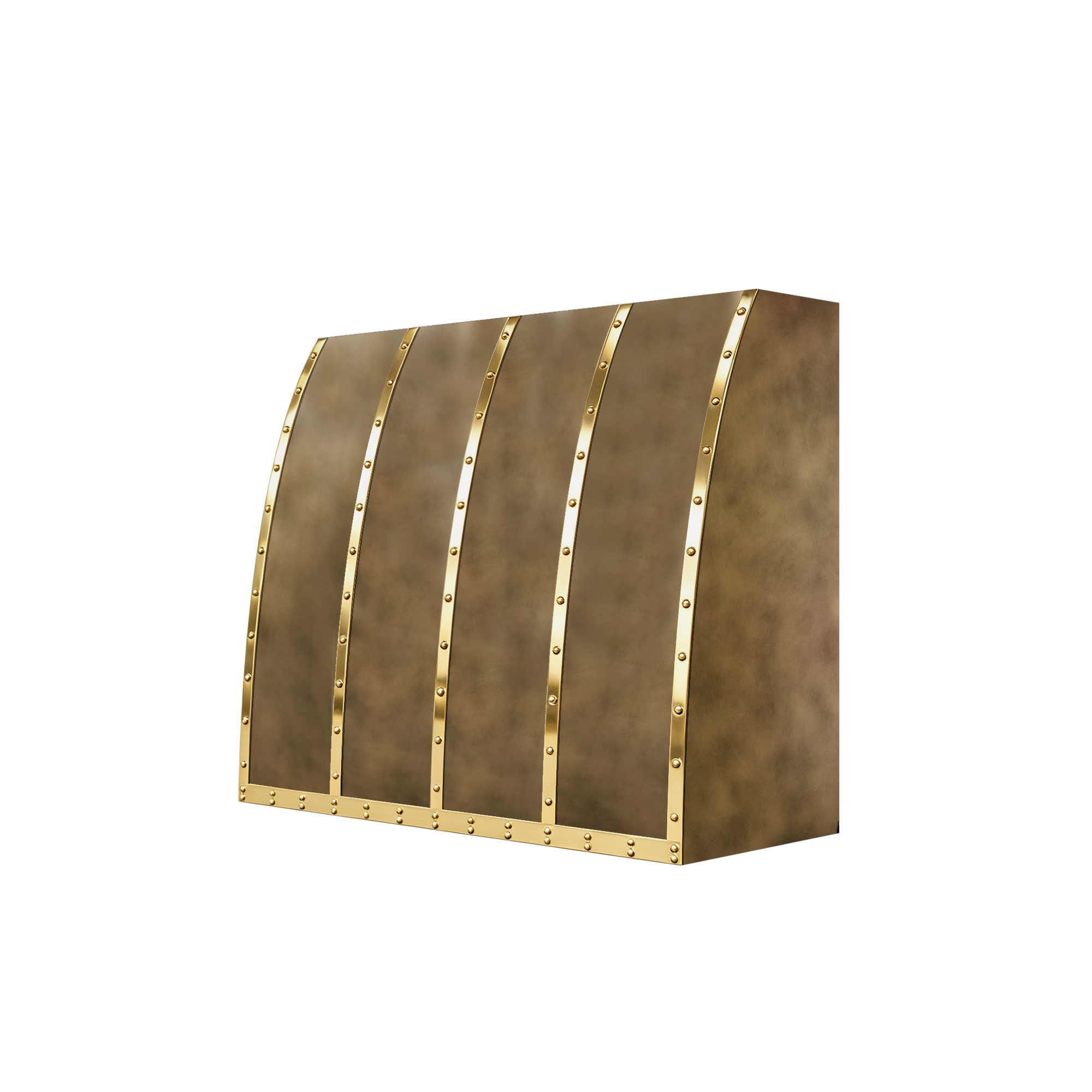 ELITE Texas Custom Industrial Brass Range Hoods for Stove for Kimberly